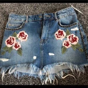 Free People Denim Skirt